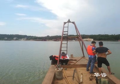 湖南華咨航評團(tuán)隊高效完成107國道長沙市段跨越瀏陽河大橋項目水下地形圖測量工作